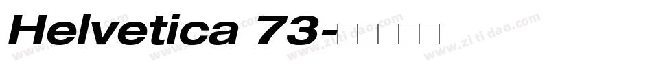 Helvetica 73字体转换